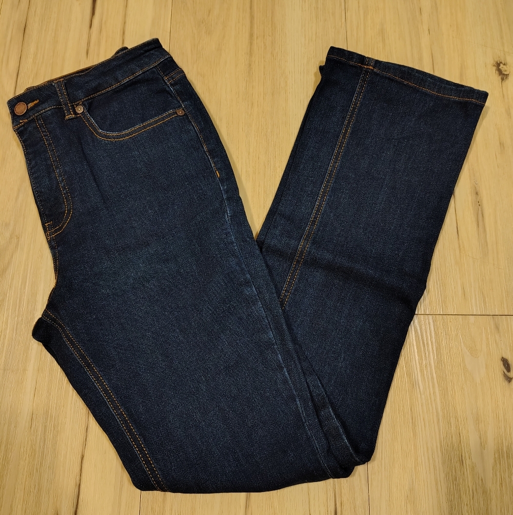 *NWOT* Oat Dark Wash Straight Leg Jeans